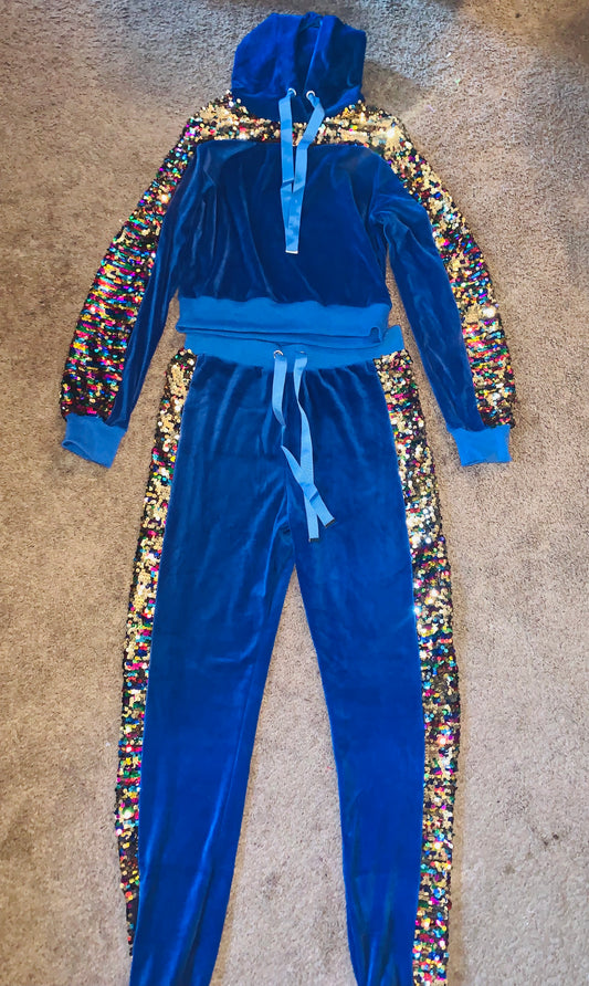 Blu Jewlz Jogging Suit